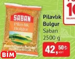 SABAN PİLAVLIK BULGUR